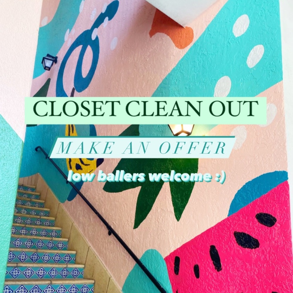 CLOSET CLEAN OUT SALE!